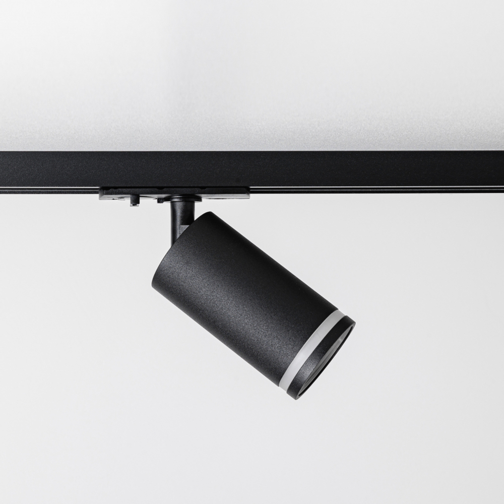 Однофазный трековый светильник под лампу GU10 MKL-2-GU10-B Черный