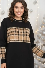 Платье Д 3467/т.синий