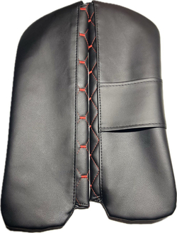 Чехлы на козырьки ВАЗ 2104, 2105, 2107 (красная нить Рубин)