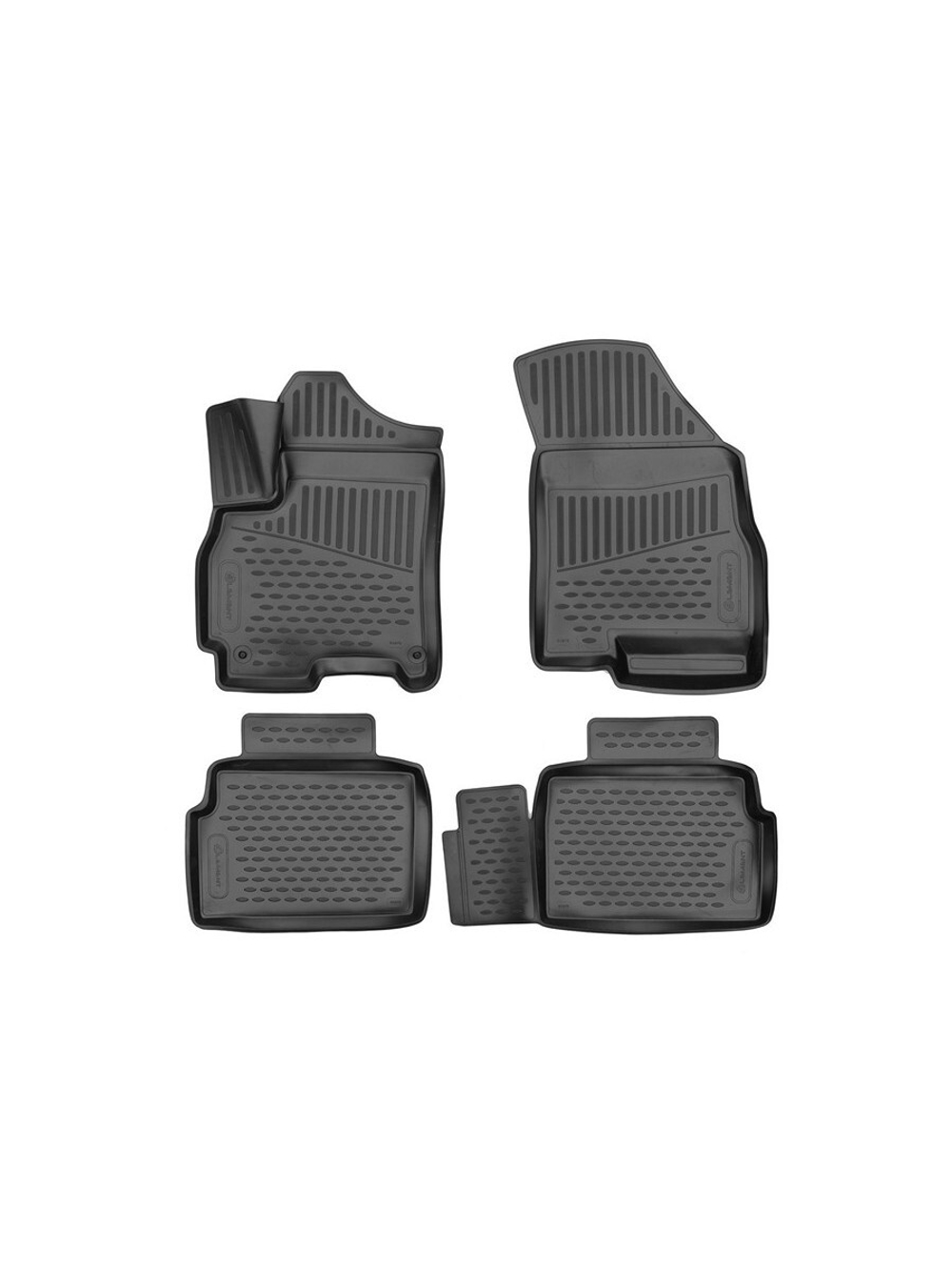 Коврики в салон для CHERY Tiggo 7 I 2016 - , 4шт. (полиуретан) ELEMENT3D01785210