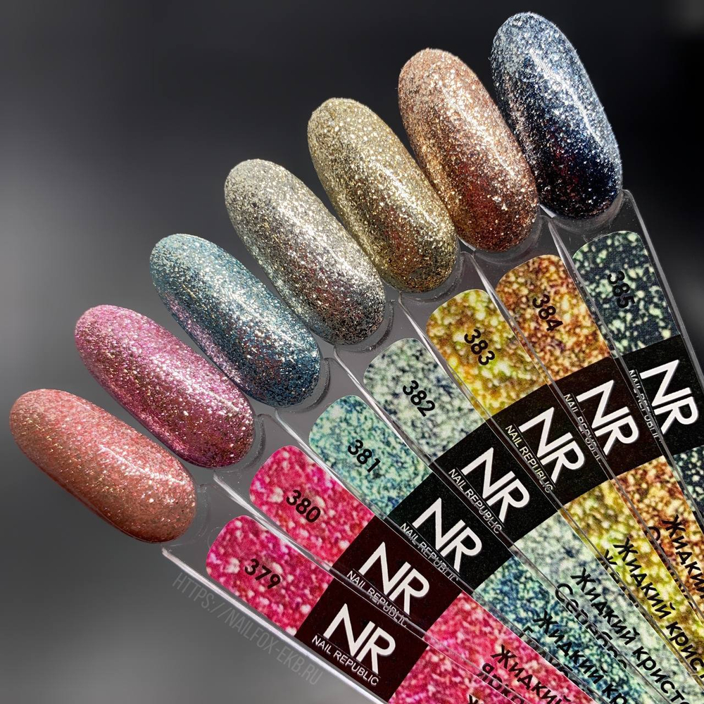 Nail Republic Гель-лак NR-385 Night life (жидкий кристалл), 10 мл