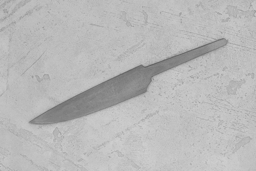 Заготовка для ножа, сталь M390 2,6мм. Модель "Аппарель ГО115" с клинком 115мм, ТО 62-63HRC