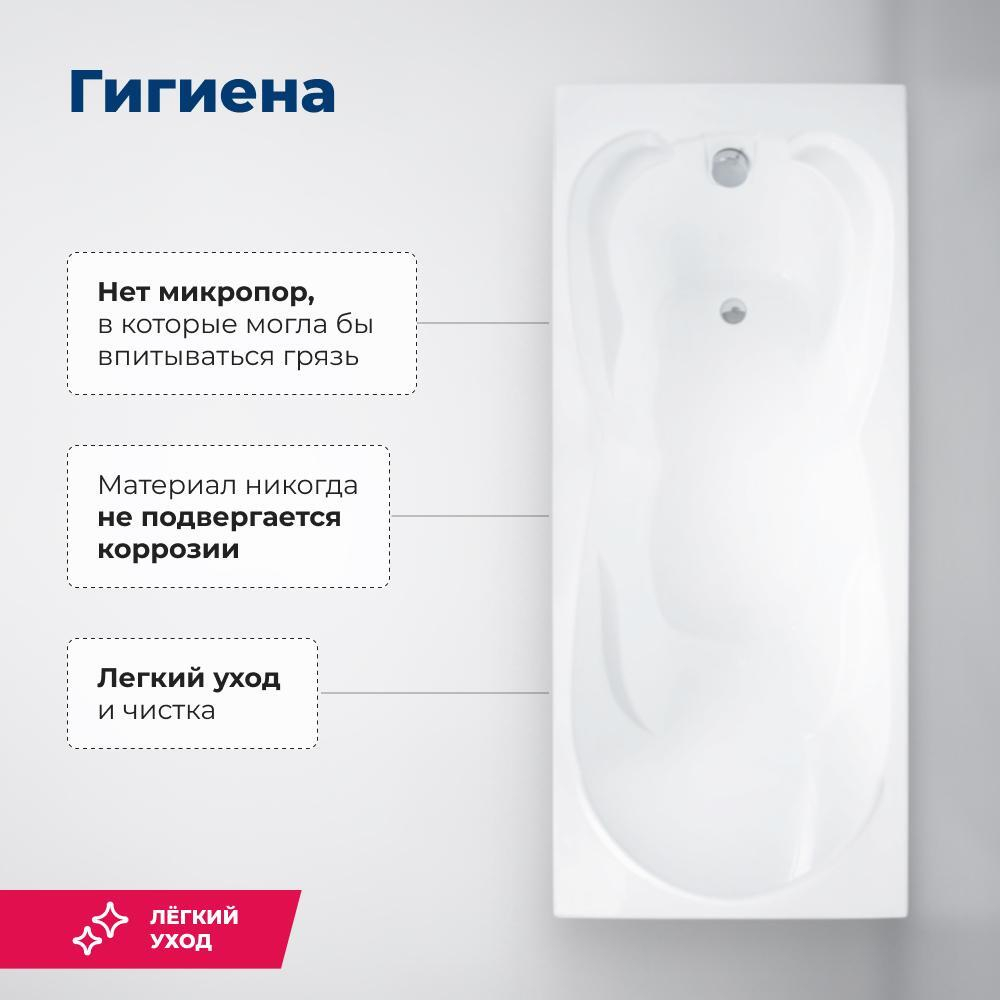 Акриловая ванна Aquanet Viola NEW 180x75 (с каркасом)