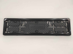 8410 - G / Рамка госномера W-POWER пластик (ромбический) + глянцевая вставка (за 1 шт.)