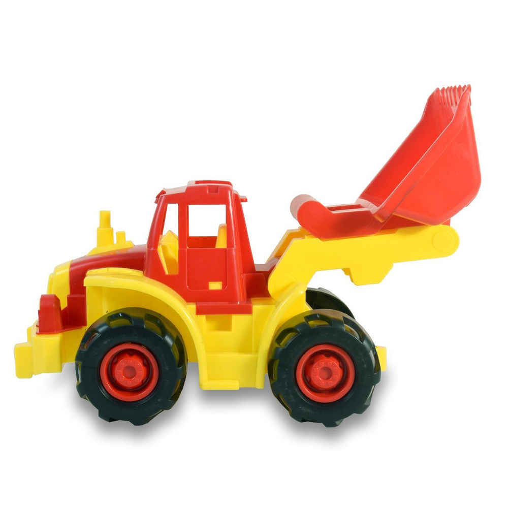 Пластмассовая игрушечная машина "Бульдозер" (49*22*21 см), сетка