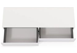 Модульная гостиная Сейдиль белый премиум / черный / белый глянец комплектация 2