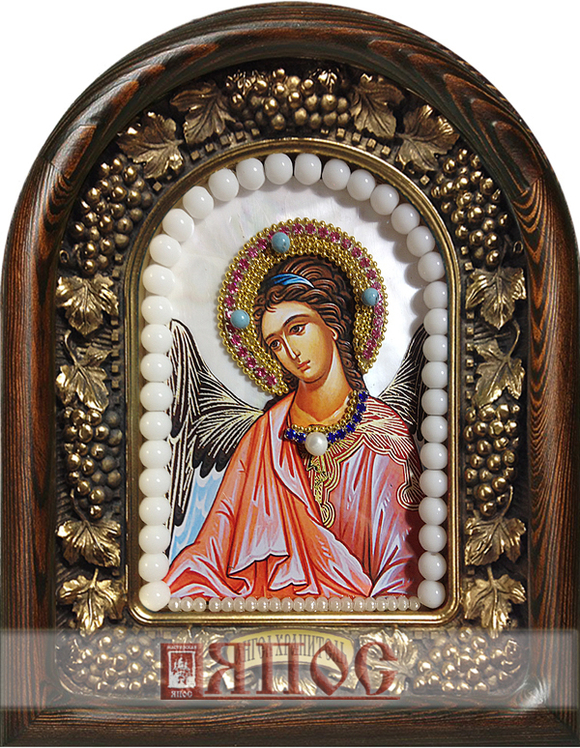 Икона Ангел Хранитель бисер