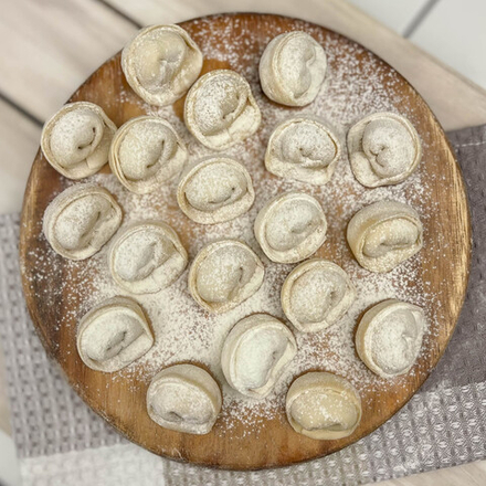 Пельмени с фаршем из телятины