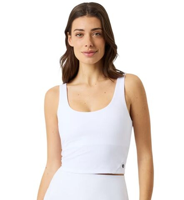 Женский топ теннисный Bjorn Borg Ace 2 in 1 Cropped - brilliant white