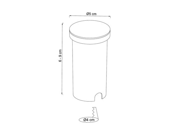 Ландшафтный светодиодный светильник Arte Lamp Piazza A3601IN-1BK
