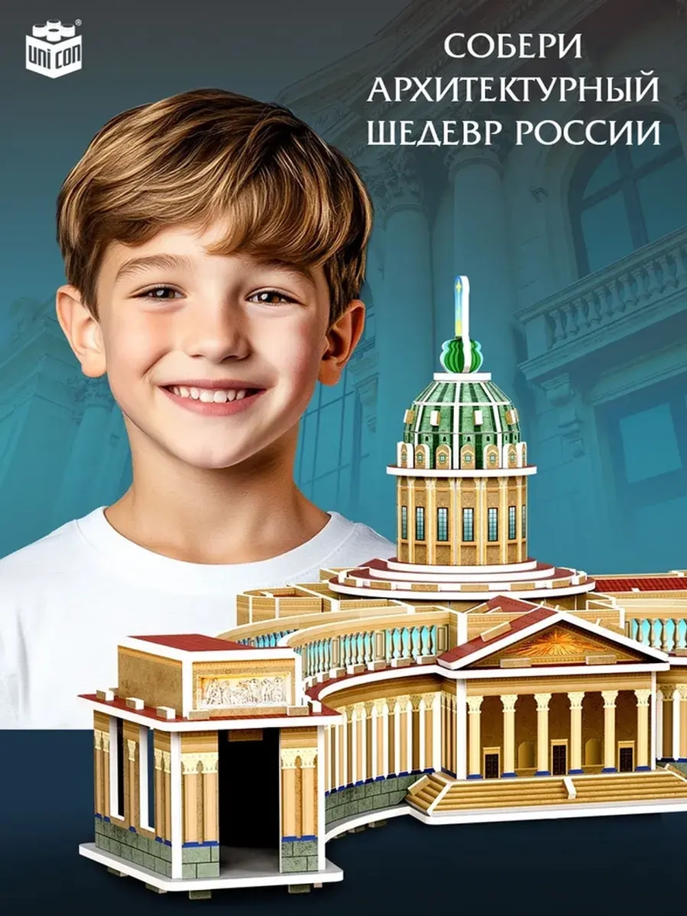 3D-конструктор из пенокартона «Казанский Собор»