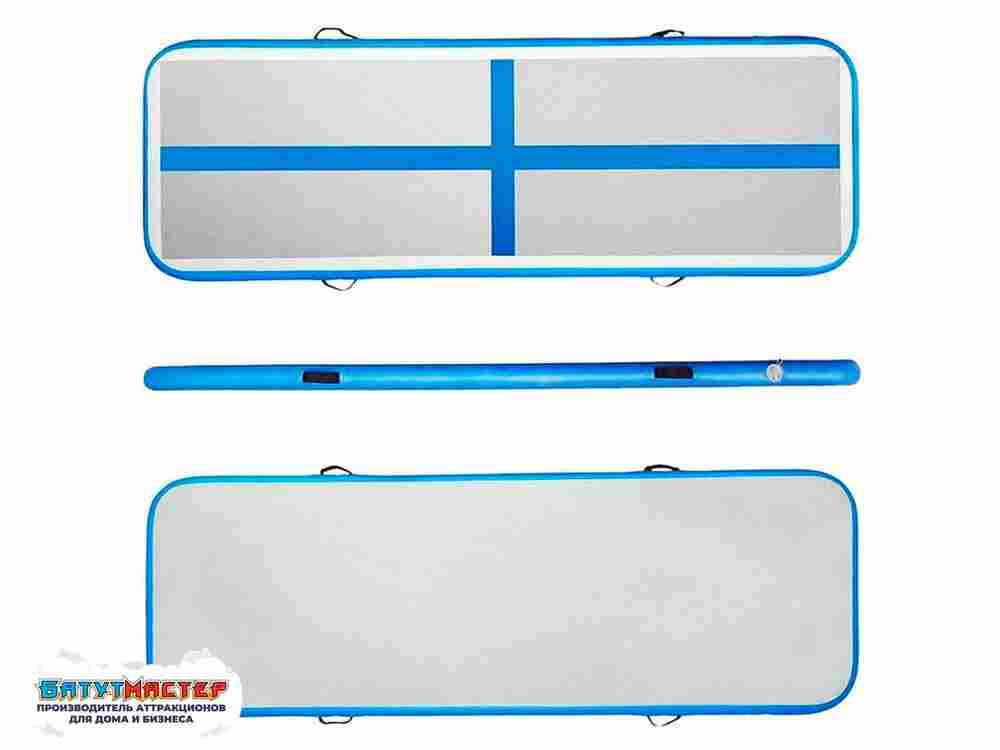 Надувной мат (дорожка) для тхэквондо, акробатики, гимнастики 6×2×0,1 м