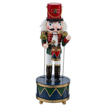 GAEM Фигурка декоративная "Щелкунчик" с музыкой и движением, L10,5 W10,5 H30,5 см