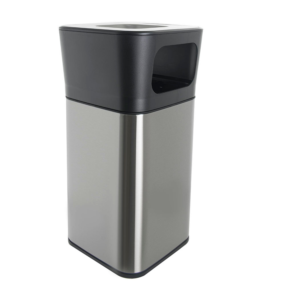 Урна уличная квадратная, пепельница, JAH-3221, 20л