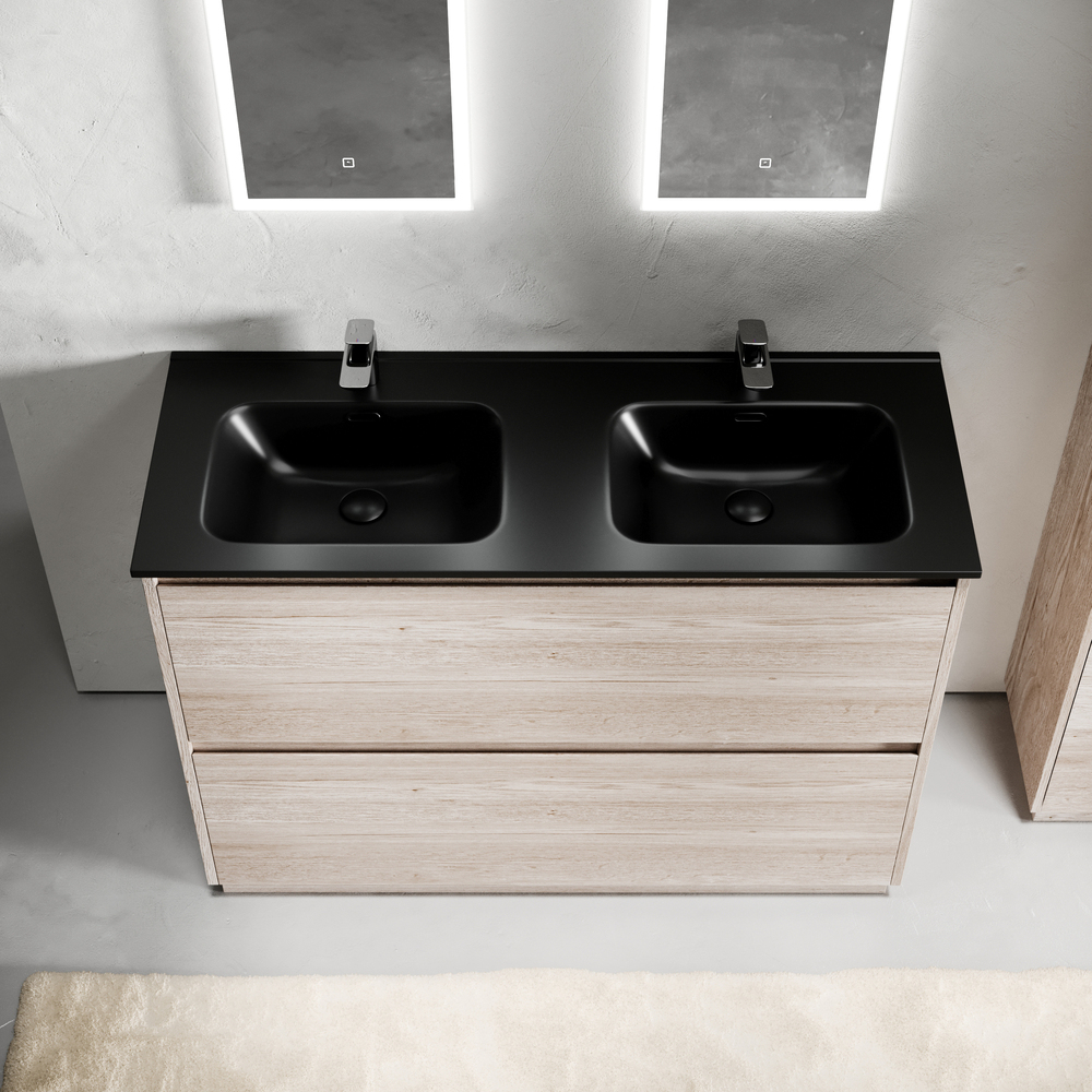 Тумба напольная под раковину Sancos Libra Floor, дуб галифакс натуральный 1190х450х840 мм