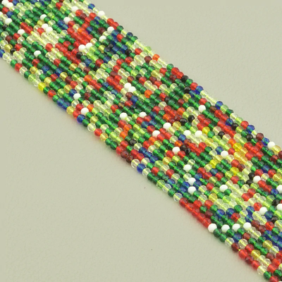 Нитка Шпинель 37 см. 2 мм. (Без замка) - Разноцветная