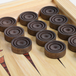 Нарды "Ястреб" в дер. коробе средние SA-YA-M