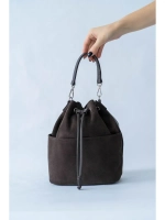 сумка через плечо маленькая натуральная замша