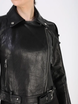 Кожаная куртка демисезонная косуха