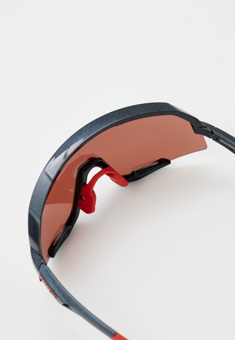 Спортивные очки с диоптриями 100% Slendale / Gloss Carbon Fiber / HiPER Crimson Silver Mirror