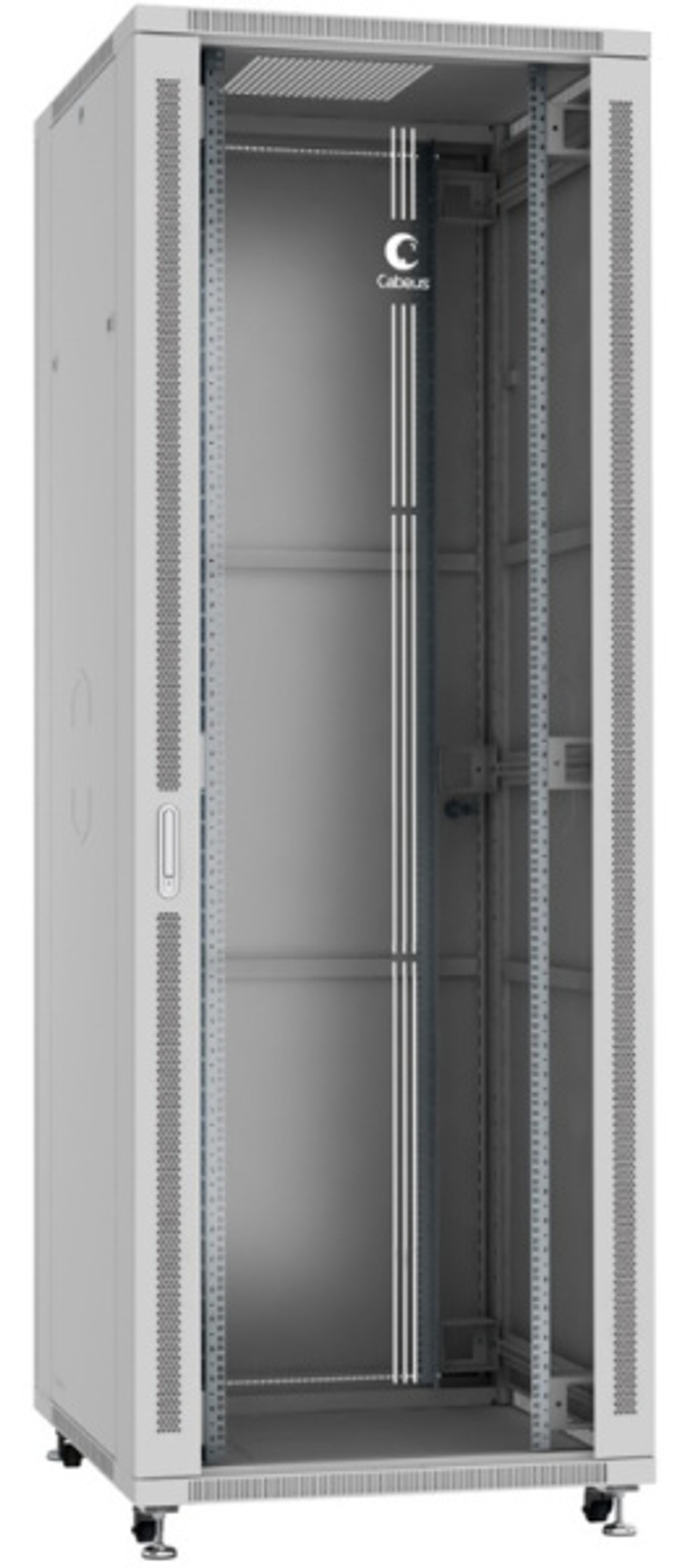 Шкаф напольный 19", 47U Cabeus SH-05C-47U80/80