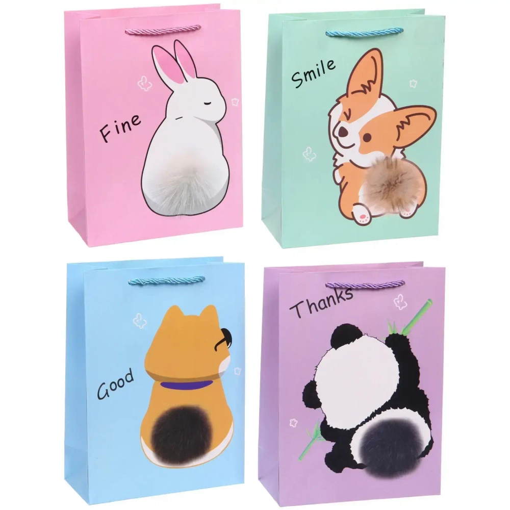 Пакет подарочный «Милашка» 18*24*8,5 см, микс