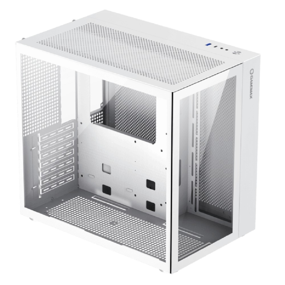 GameMax Корпус Infinity WT без БП (Midi Tower, ATX, Белый, USB 3.0+Type C, Зак. стекло)