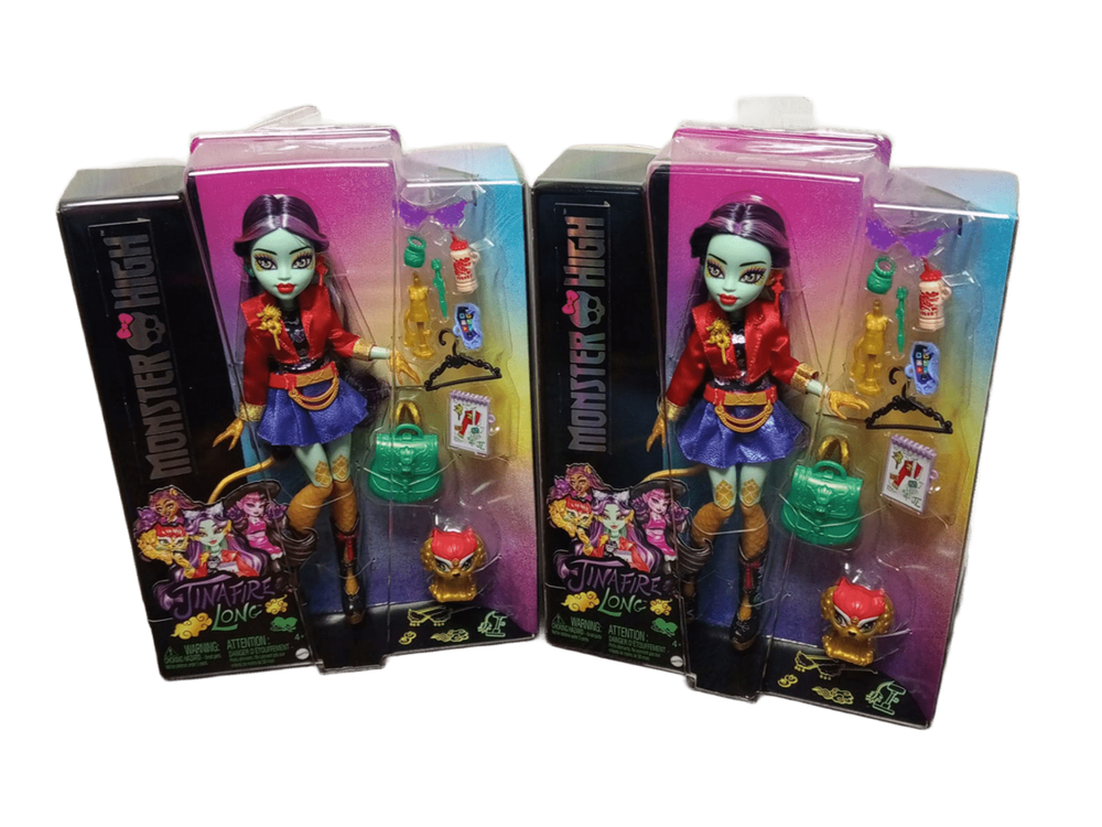 Кукла Monster High «Jinafire Long с питомцем» HYV58 — коллекционная кукла