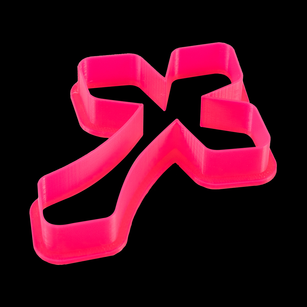 Вырубка пластиковая "Крест №2" (10*10 см)