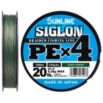 Шнур SunLine Siglon PEx4 150m 0.4 0.296mm 22.0kg 60lb Dark Green
