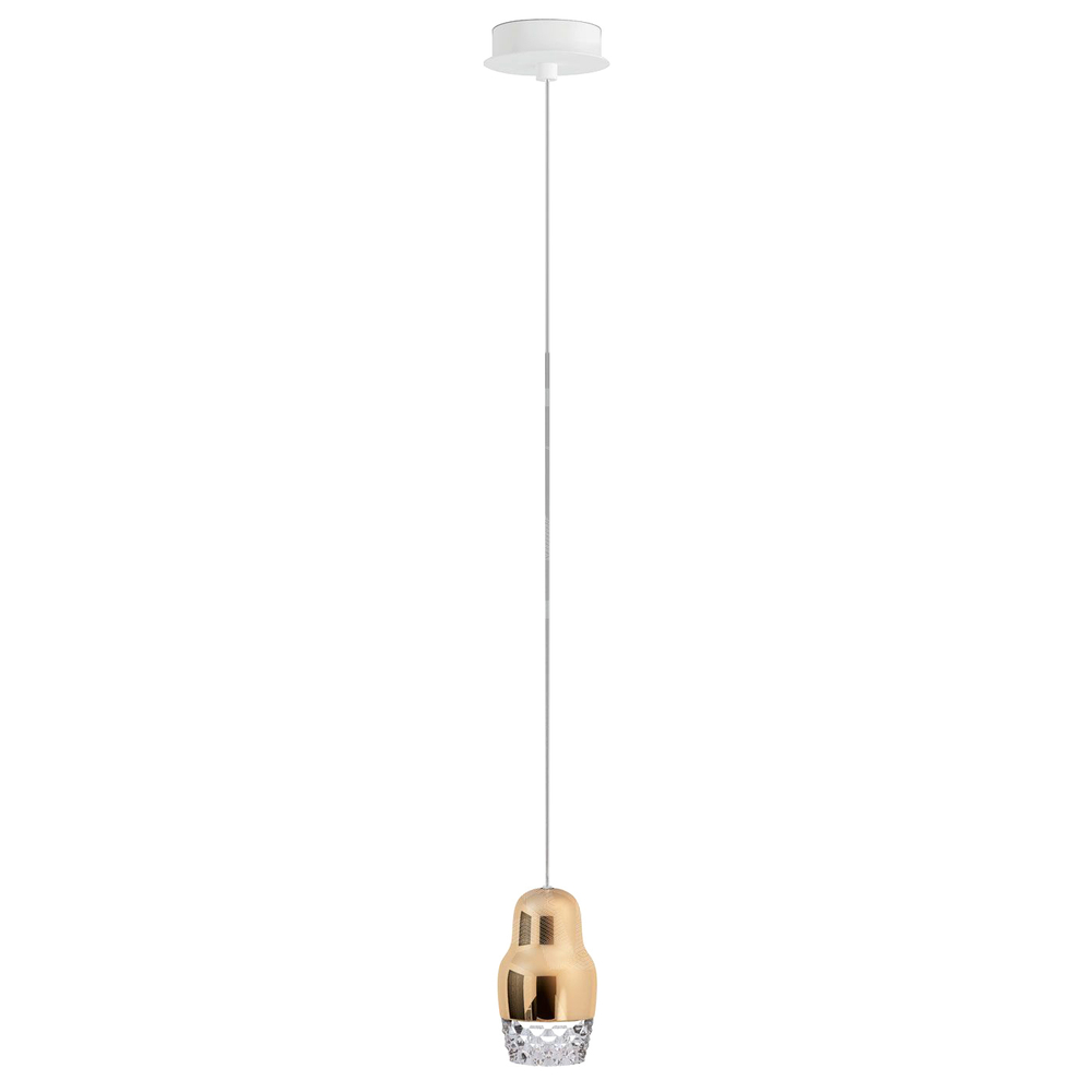 Pendant design lamp  FEDORA 1 by AXO LIGHT  (Bronze)