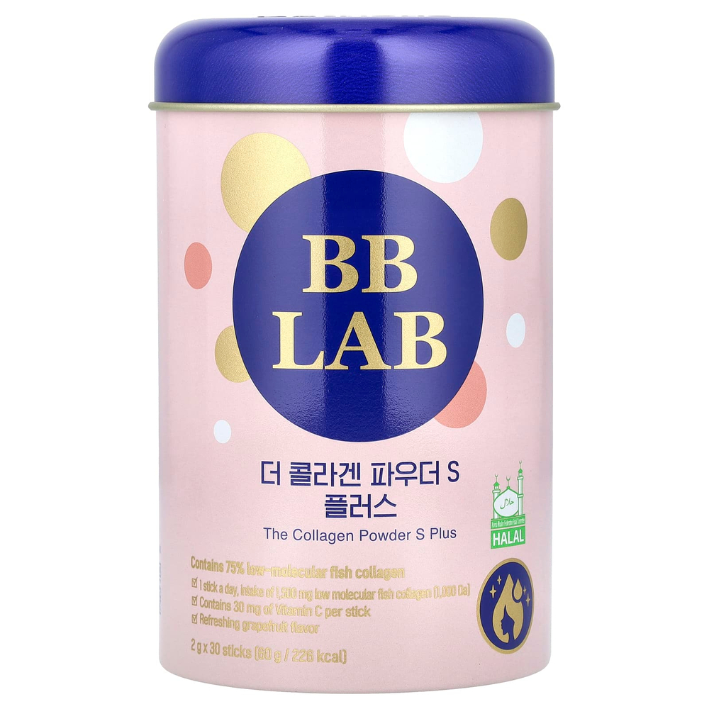 BB Lab, The Collagen Powder S Plus, 30 стиков по 2 г
