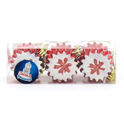 Набор украшений 6 шт, 5см, кор