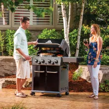 Газовый гриль Broil King BARON 490, 6 горелок, вертел, чёрный