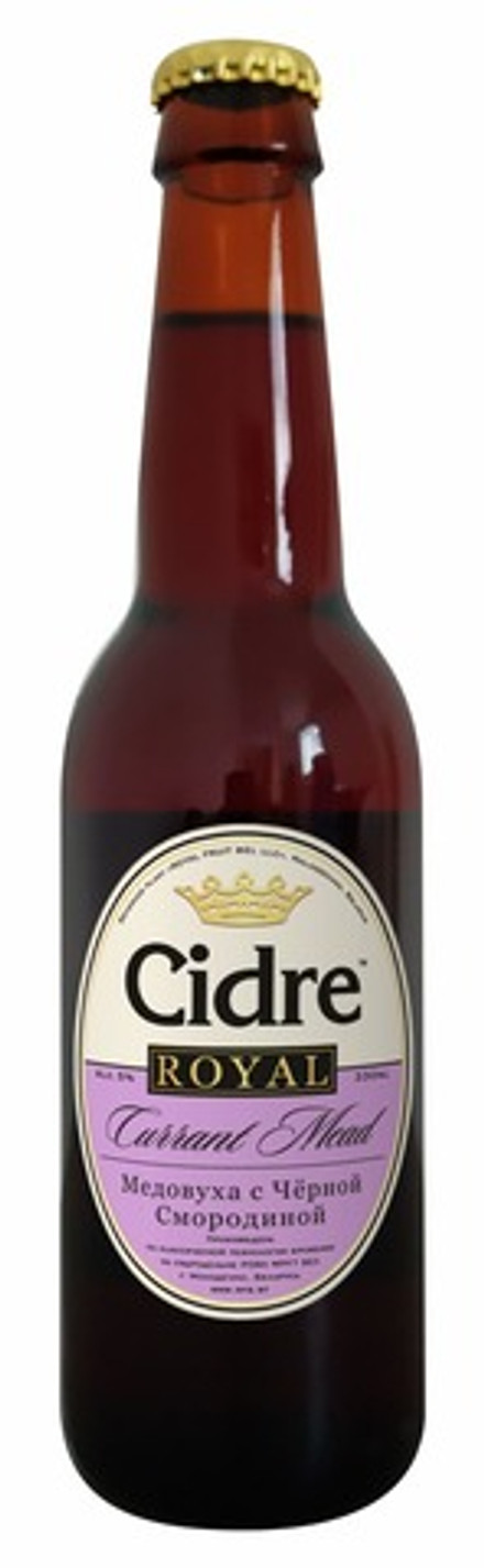 Медовуха "Cidre ROYAL" с черной смородиной 5% 0,33л. Роял Фуд Бел