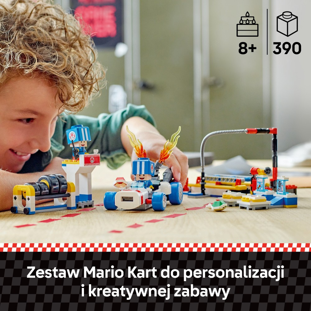 LEGO Super Mario - Mario Kart – Гриб и его гараж 72035