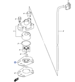 Пластина помпы Suzuki DF2.5 17471-97JL0-000