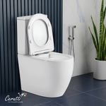 Унитаз напольный Ceruttispa ВИНС (VINCE) Tornado CT10373 безободковый (630х350х795)