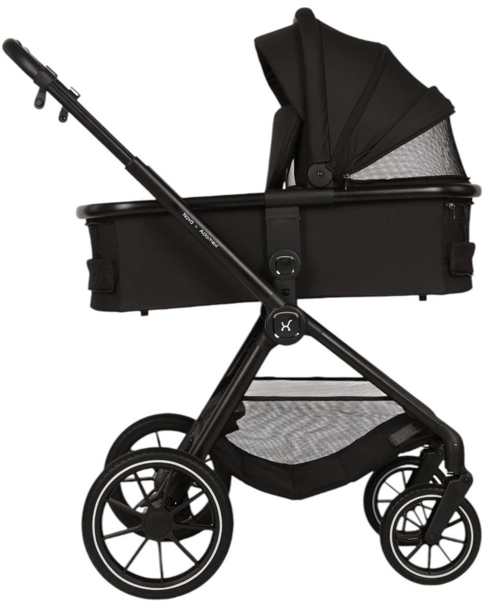 Детская коляска Adamex Nova 3 в 1 ЧЕРНЫЙ - BLACK