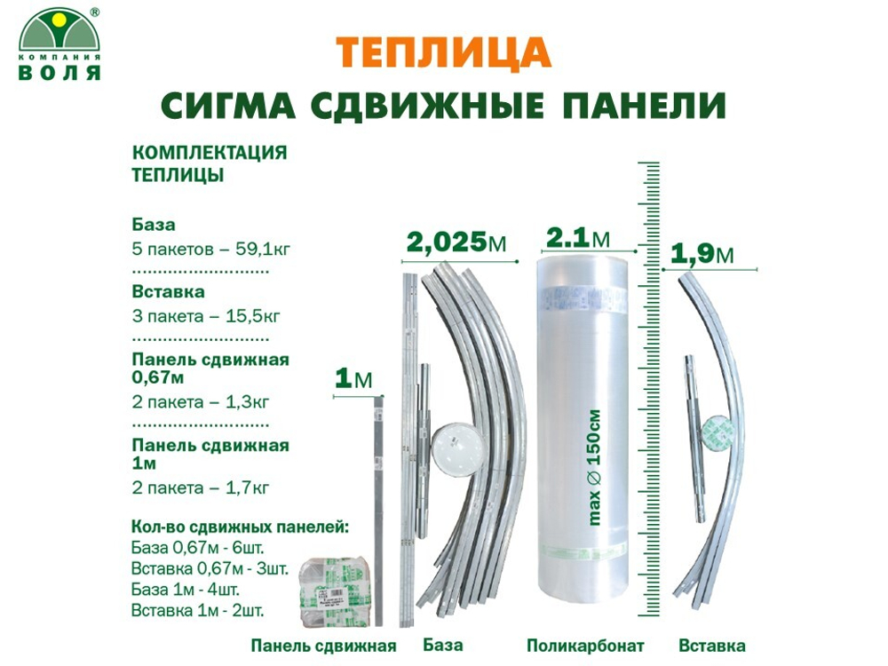 Теплица Сигма с открывающейся крышей