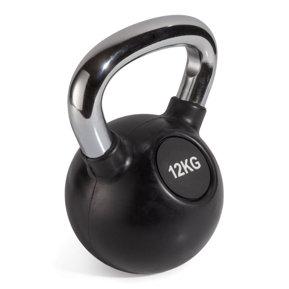 Гиря с резиновым покрытием 12 кг (модель: К-6) VictoryFit VF-KRU120