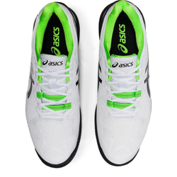Мужские кроссовки теннисные Asics Gel-Resolution 8 Clay - white/green gecko