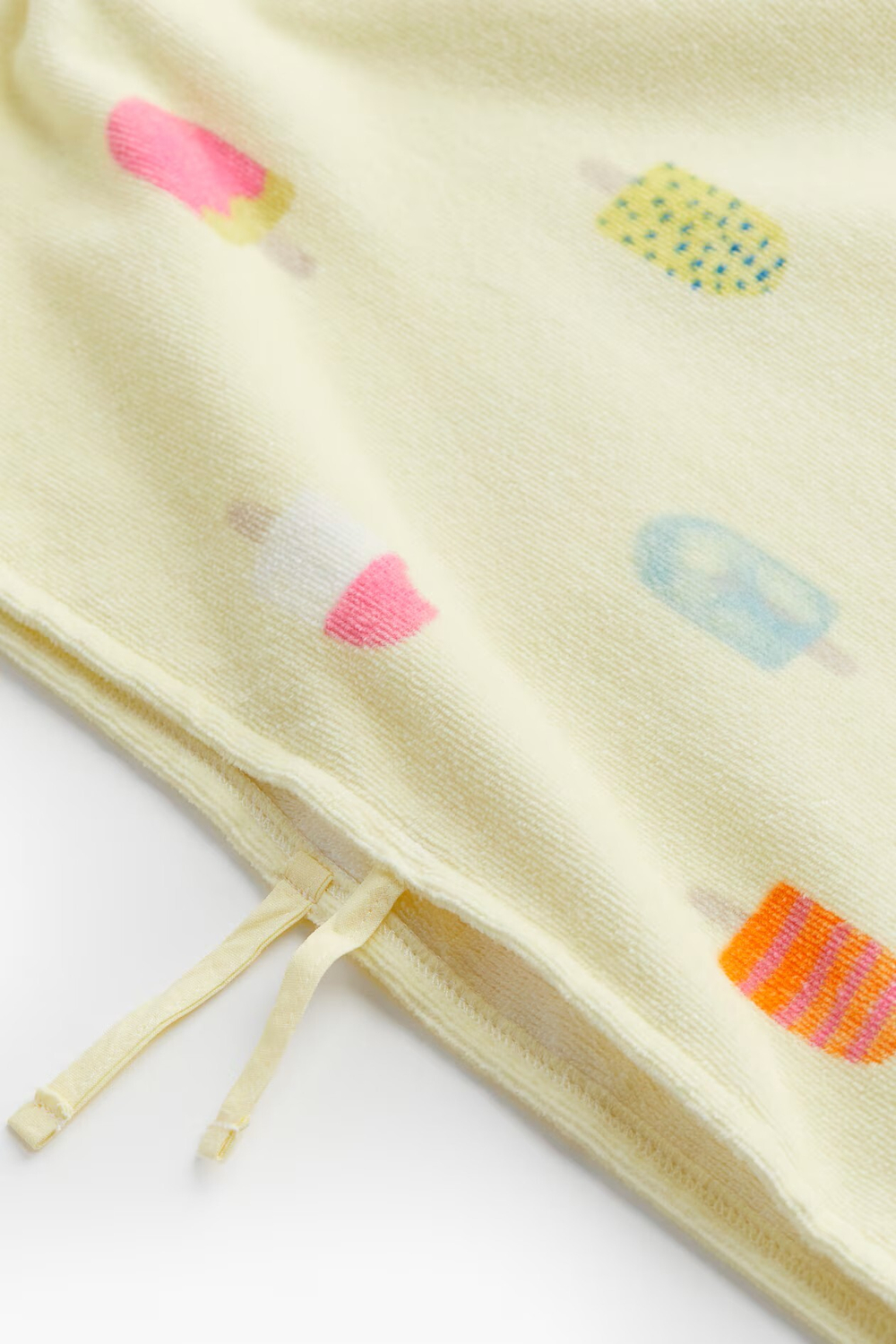 H&M ПОЛОТЕНЦЕ-ПОНЧО С ПРИНТОМ, ЖЕЛТЫЙ