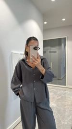 Костюм из модала с рубашкой