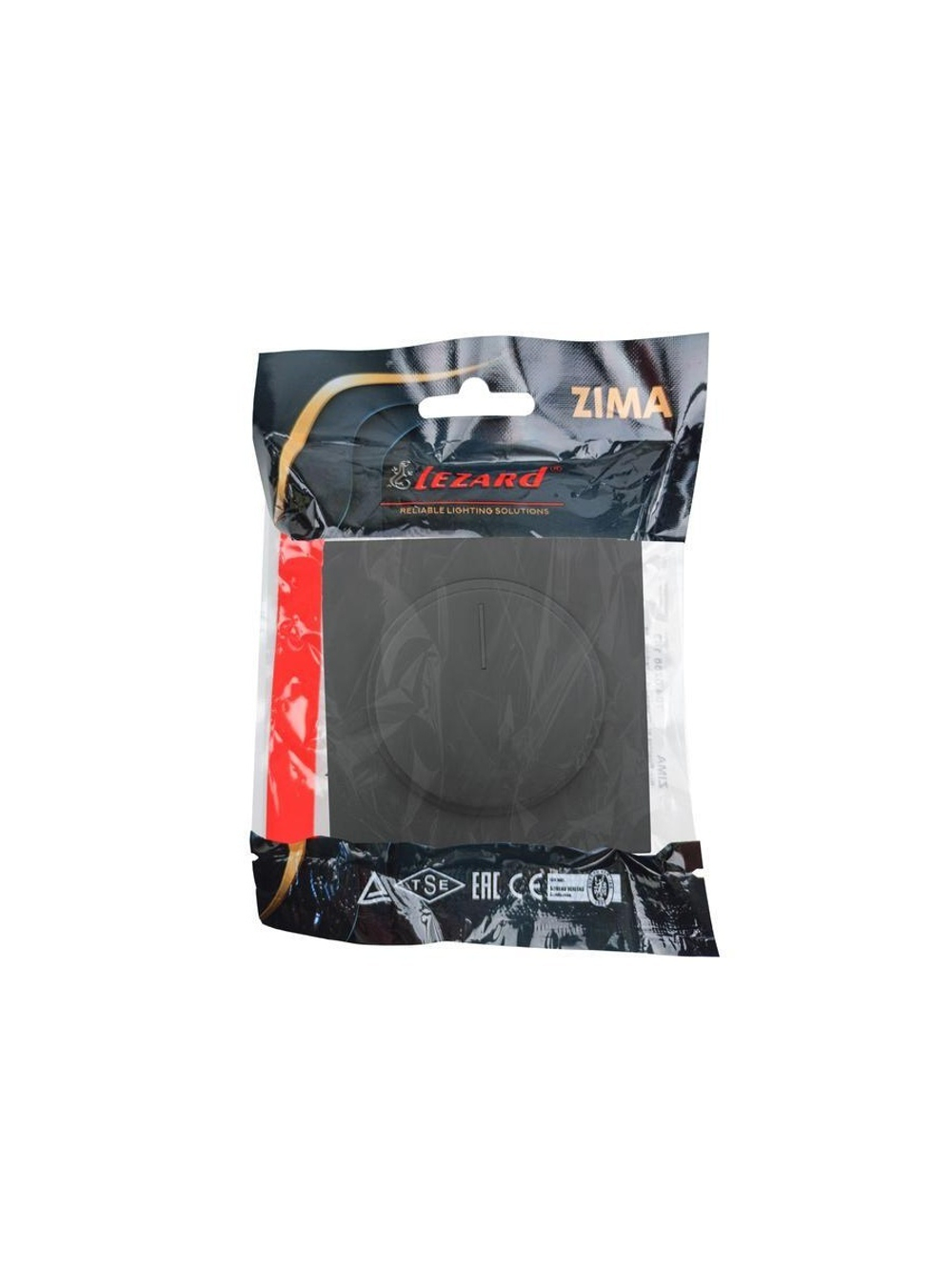 Диммер для LED ламп 250Вт СП ZIMA IP20 черн. бархат LEZARD 704-4288-163