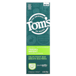Tom's of Maine, Natural Anticavity Toothpaste with Fluoride, Fresh + Bright, Fresh Mint, 4 oz (113 g)