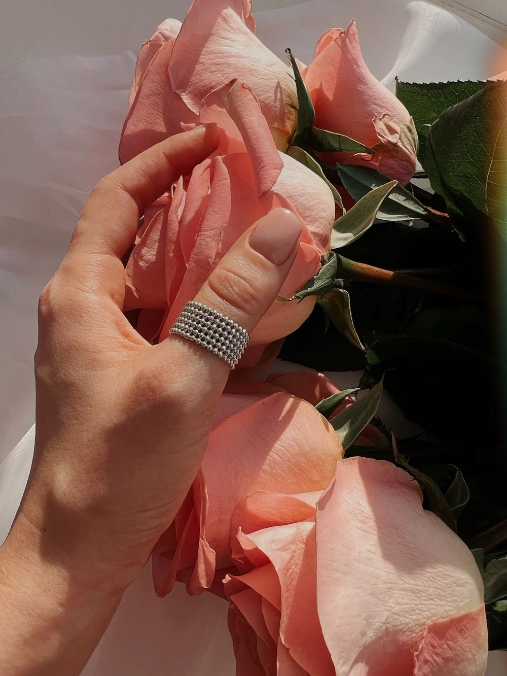 Кольцо Bubble широкое