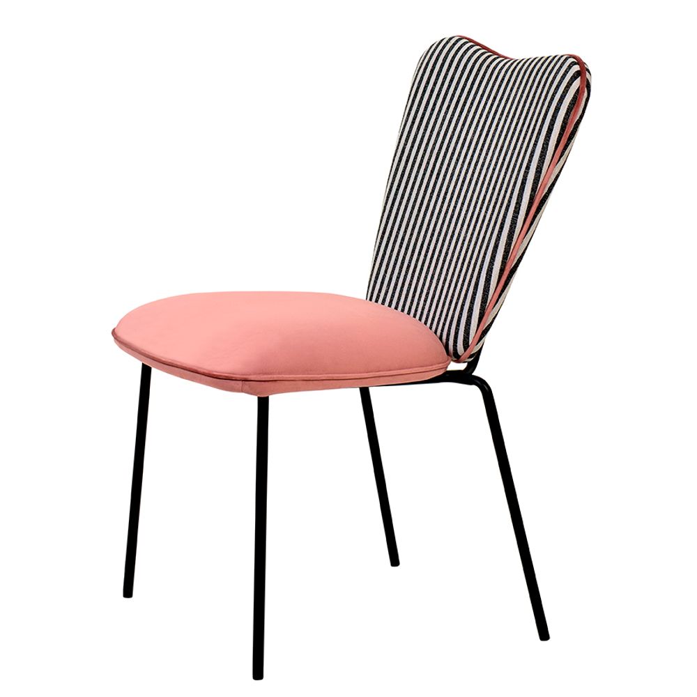 Стул Pompadour, велюр, пыльная роза