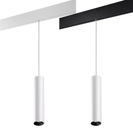 358633 SHINO NT21 066 белый Трековый низковольтный св-к диммируемый с ДУ, со сменой цв.температуры IP20 LED 3000~6500К 12W 48V FLUM