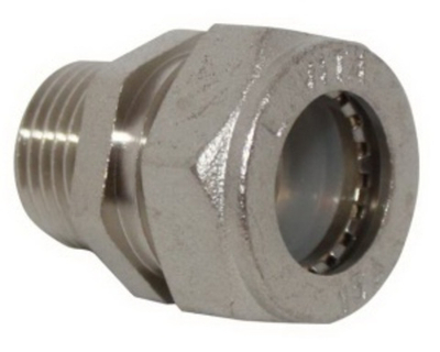 Муфта  для  гофрир-труб  15 х 1/2н "TIM" 10/130